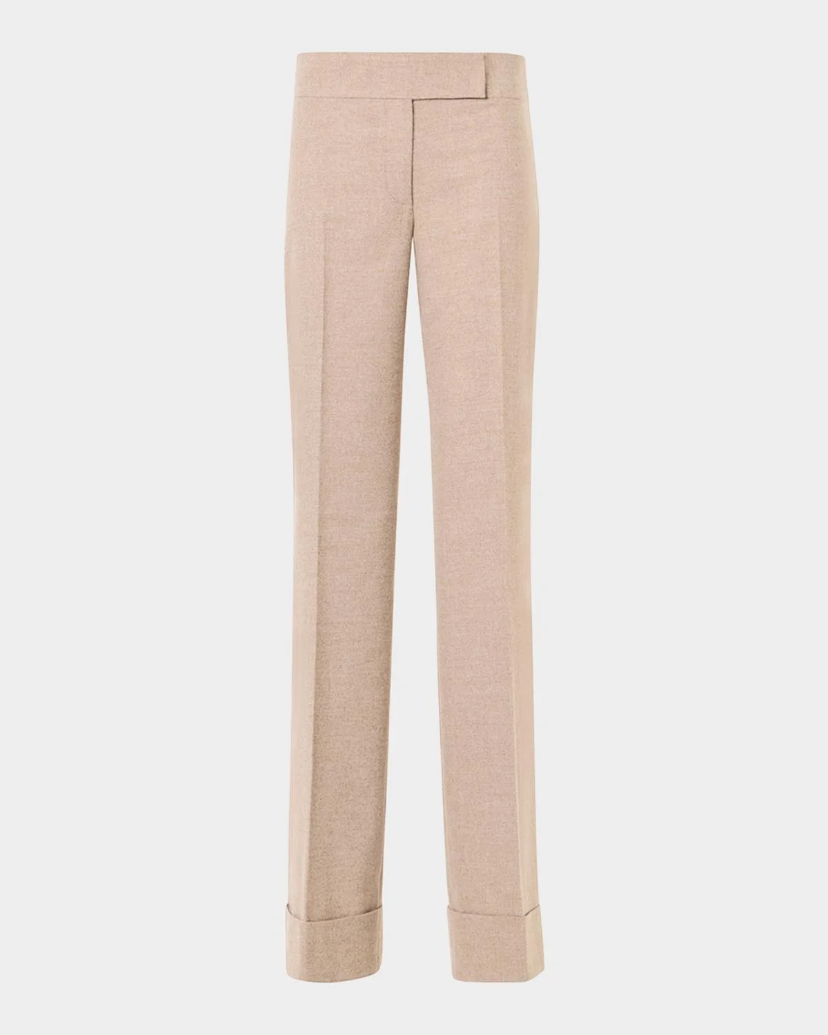 Milly Cuffed Straight-Leg Pants - 1