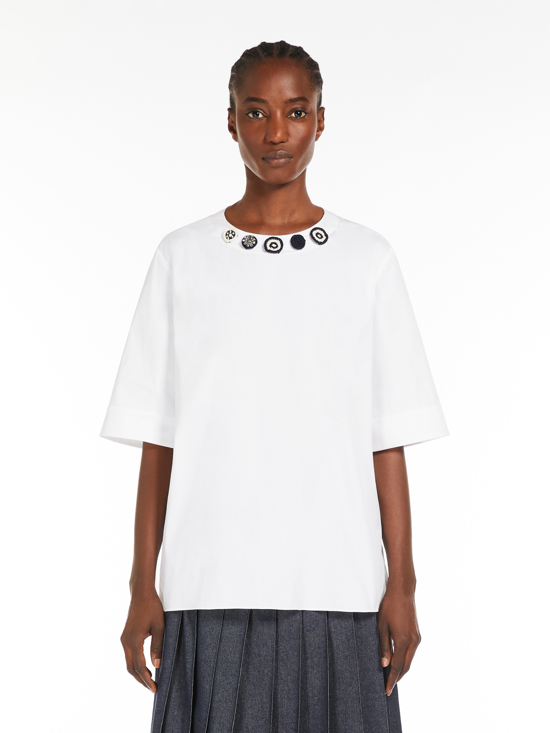 DORA Cotton poplin blouse - 3