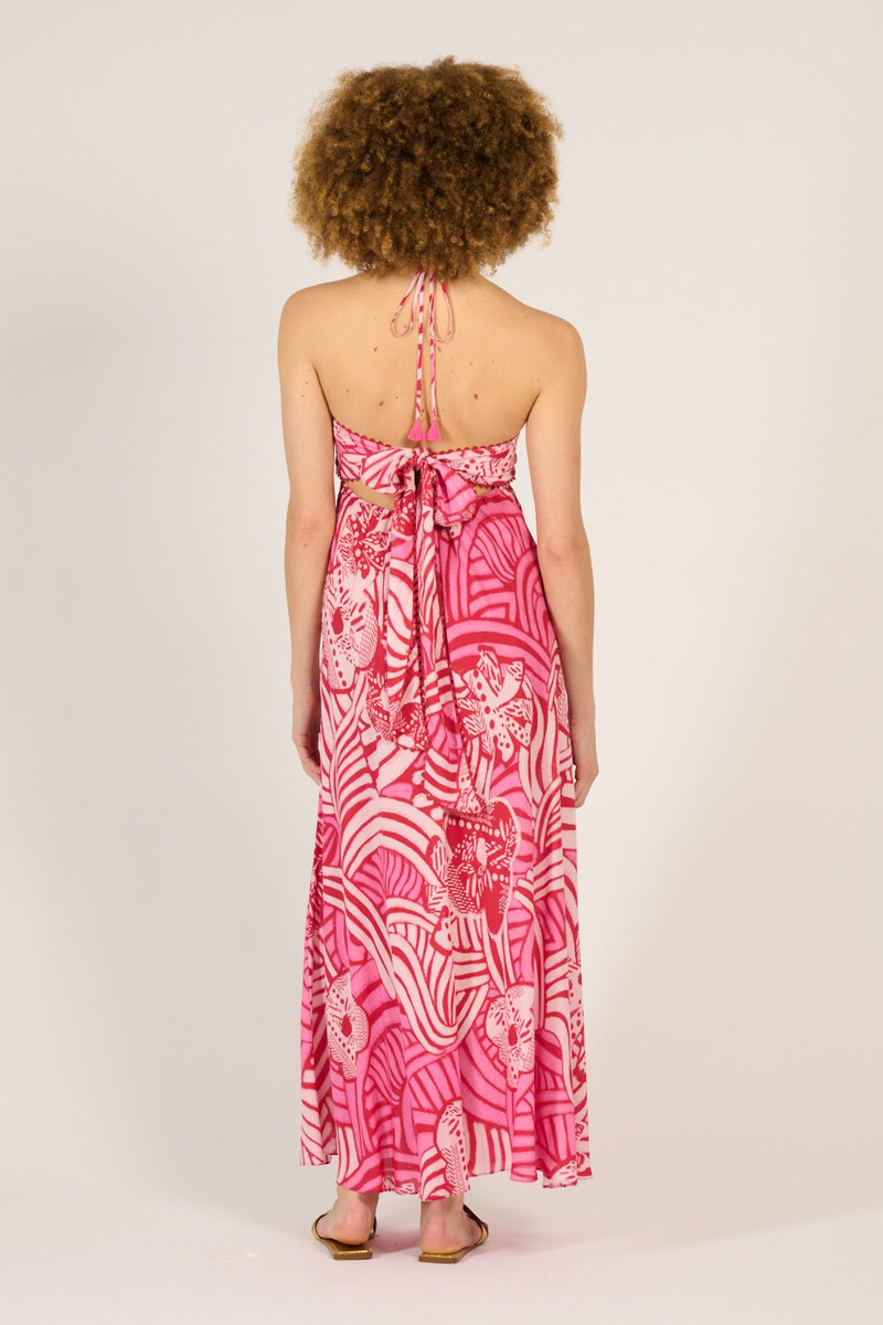 Long Dress Carla - Pink Japonism 4