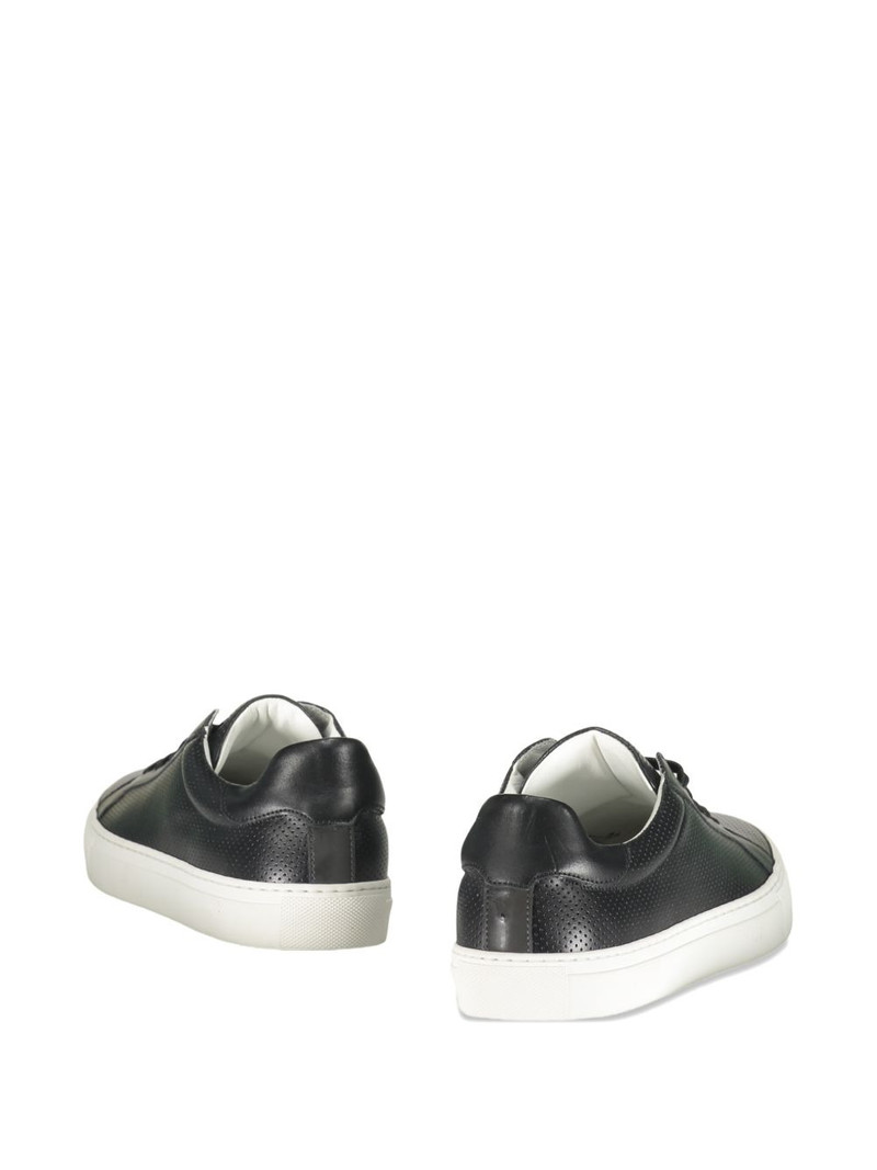 lace-up leather sneakers 3