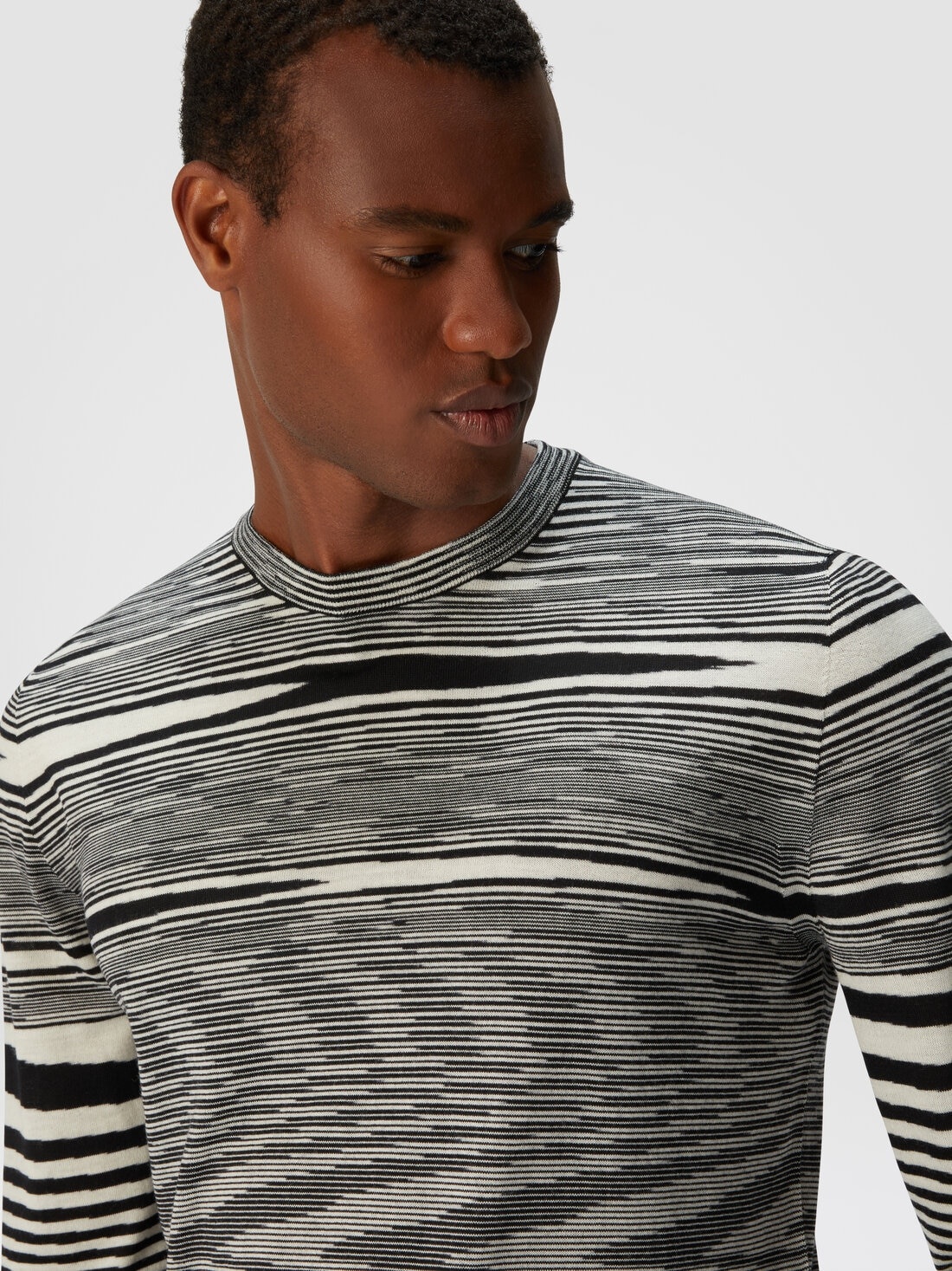 Slub crew-neck pullover - 5