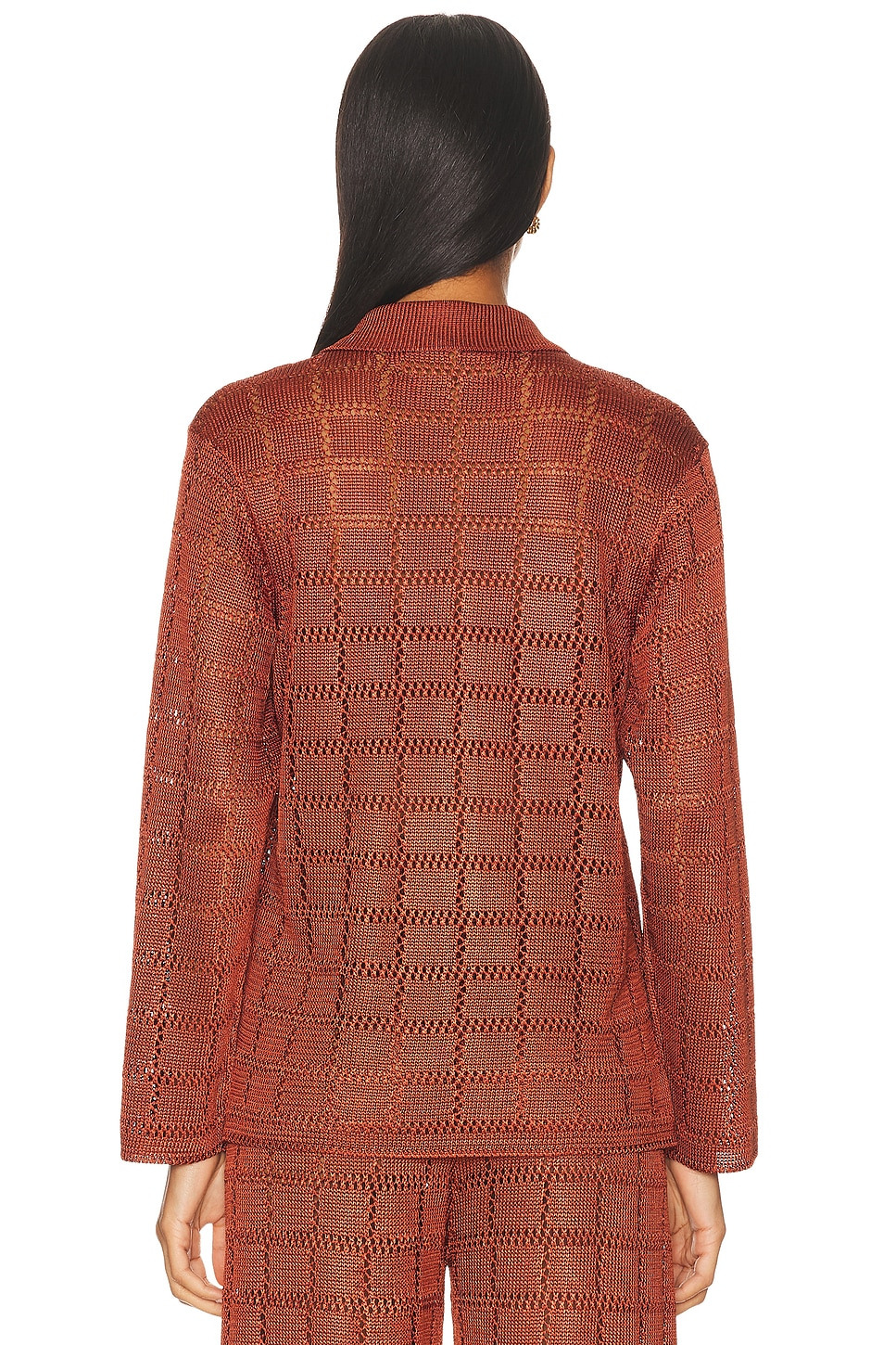 Long Sleeve Patchwork Shirt - 3