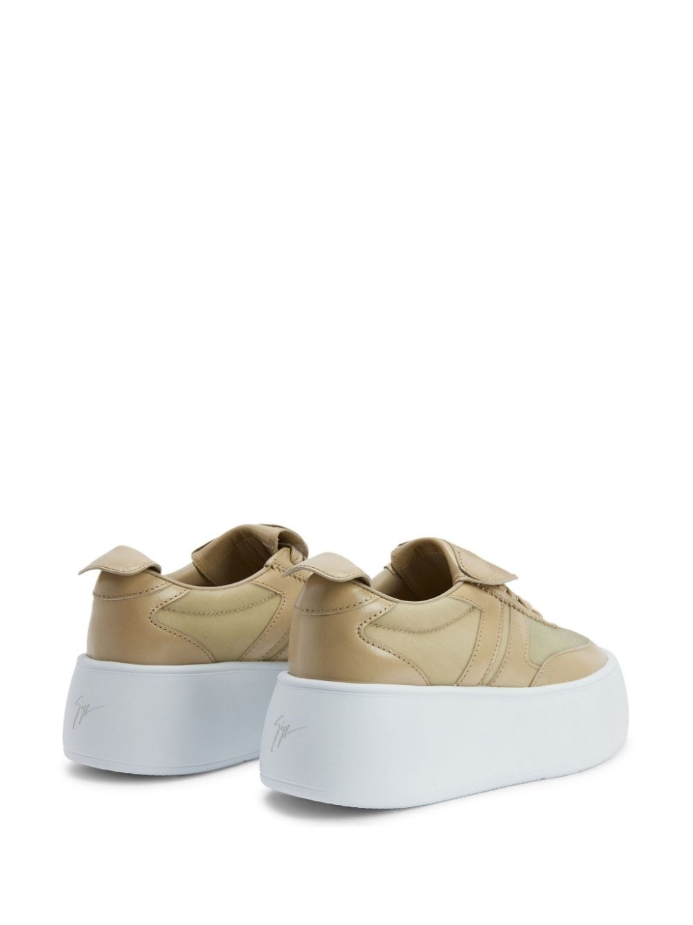 League Maxi leather sneakers - 3