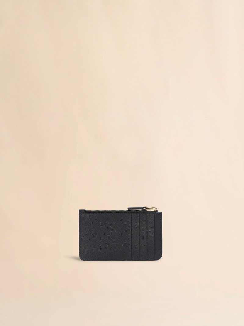 Marni BLACK SAFFIANO LEATHER CARD CASE outlook