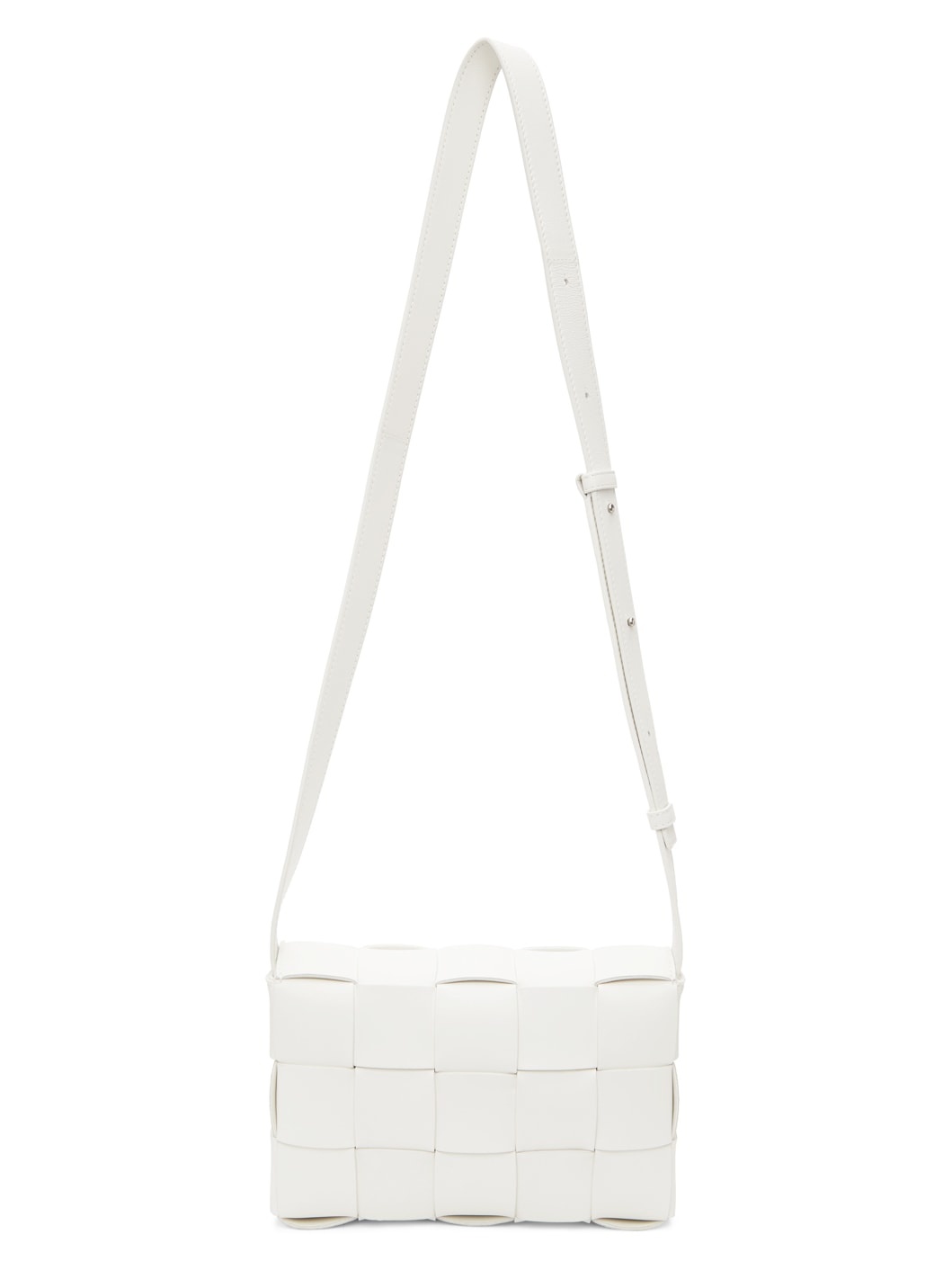 White Cassette Crossbody Bag - 3
