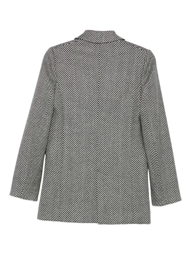 forte_forte herringbone-pattern blazer outlook