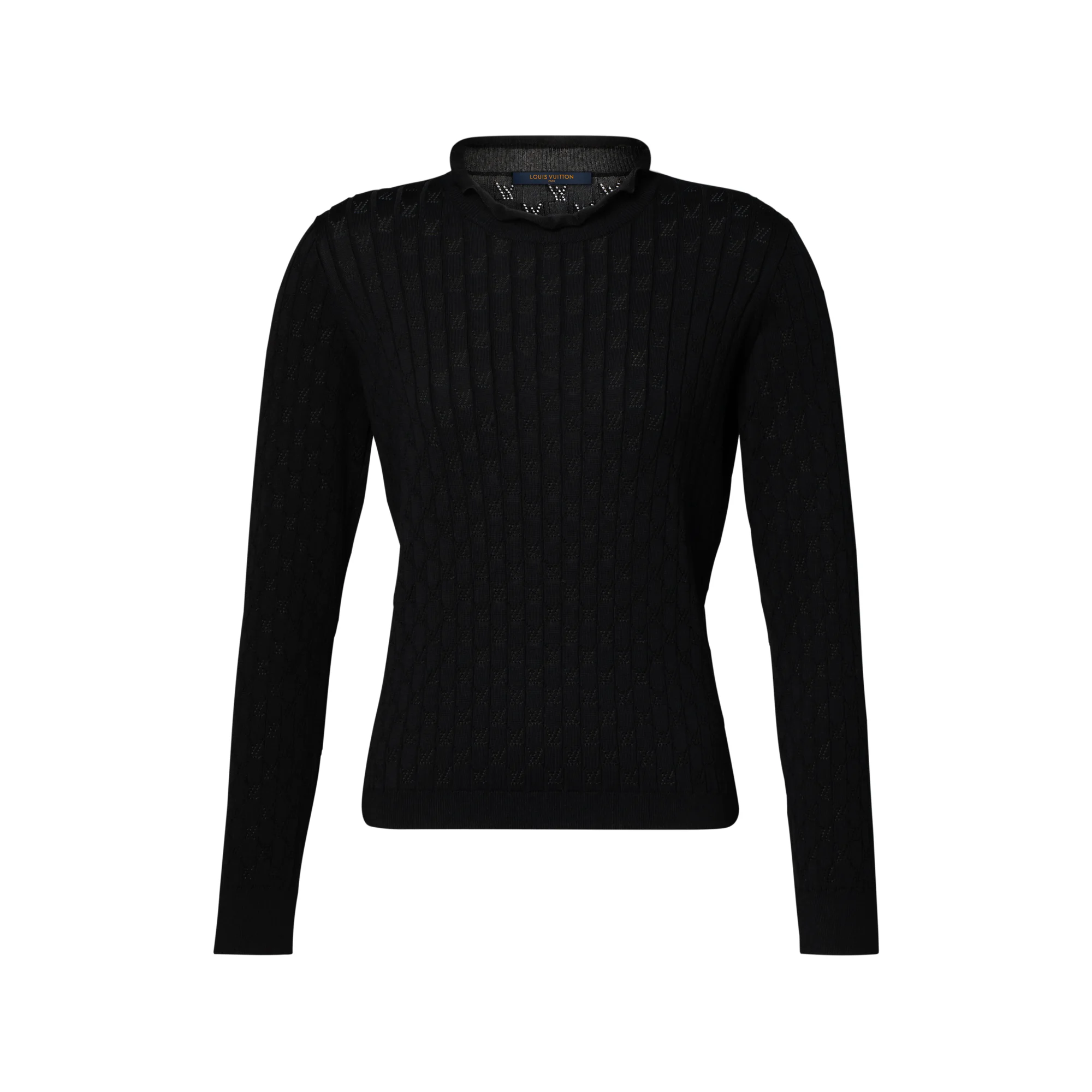 Signature Pointelle Pullover - 1