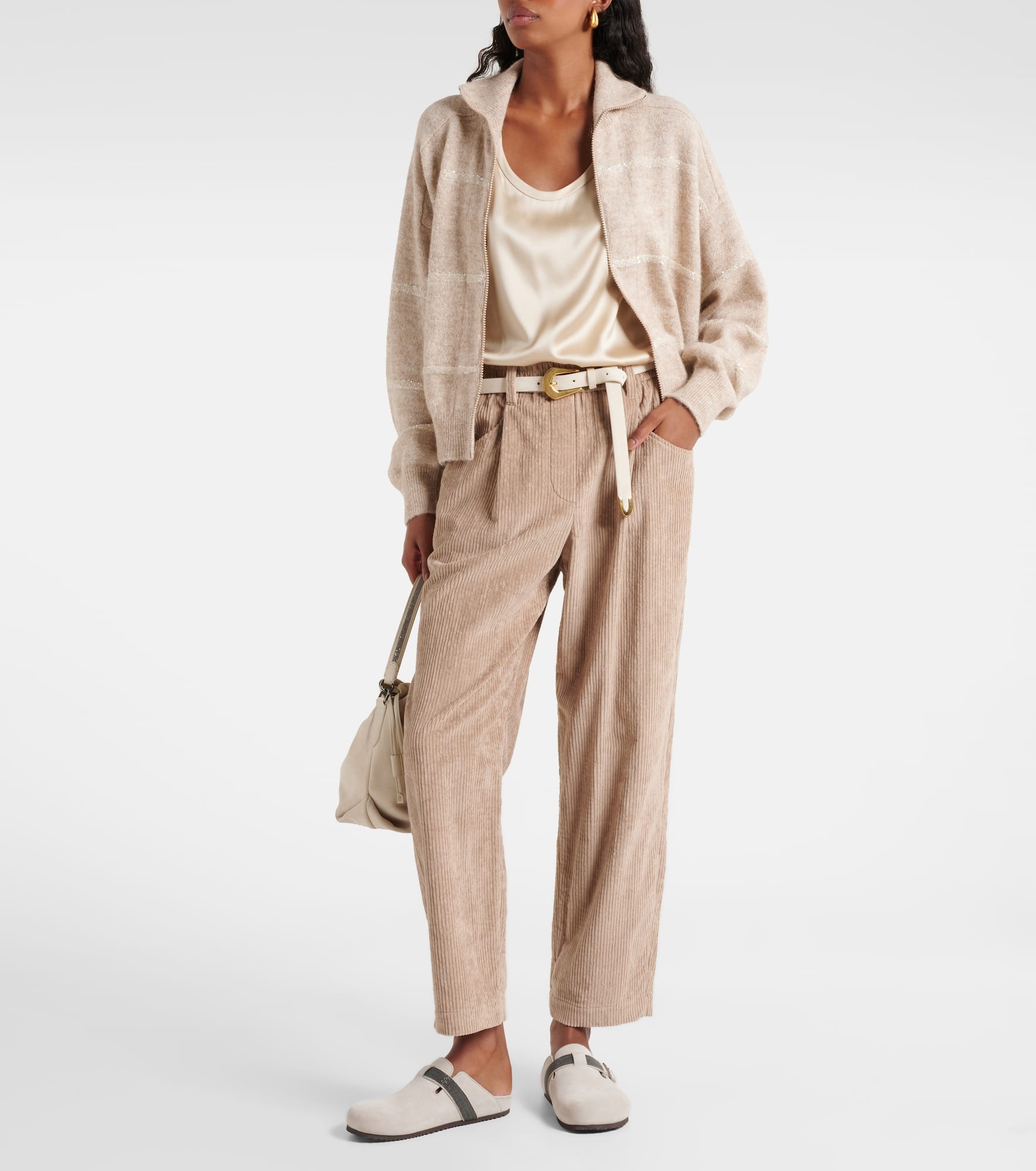 Pleated straight pants - 2