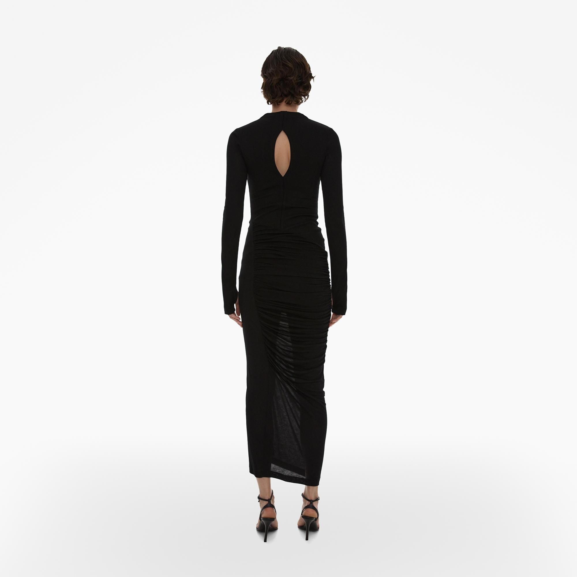 RIBBED COMBO MAXI DRESS - 4