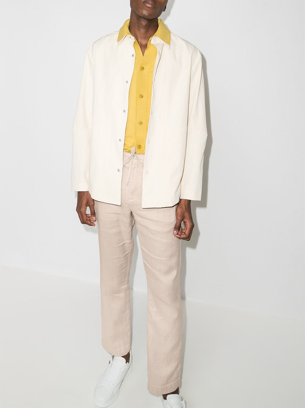 Oscar drawstring chino trousers - 5