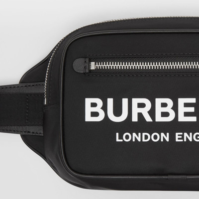 Burberry Logo Print Nylon Bum Bag outlook