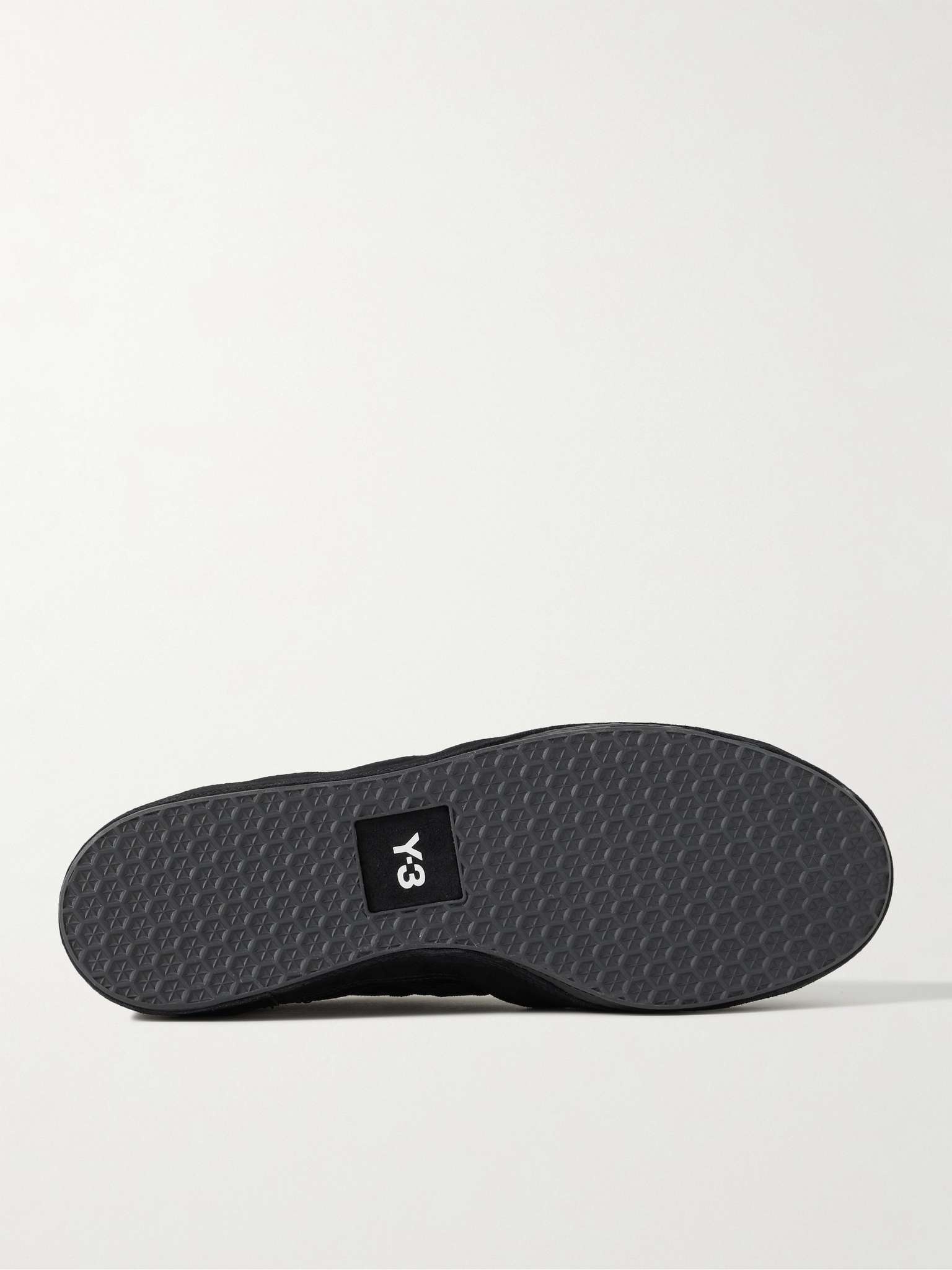 Gazelle Leather-Trimmed Suede Sneakers - 7
