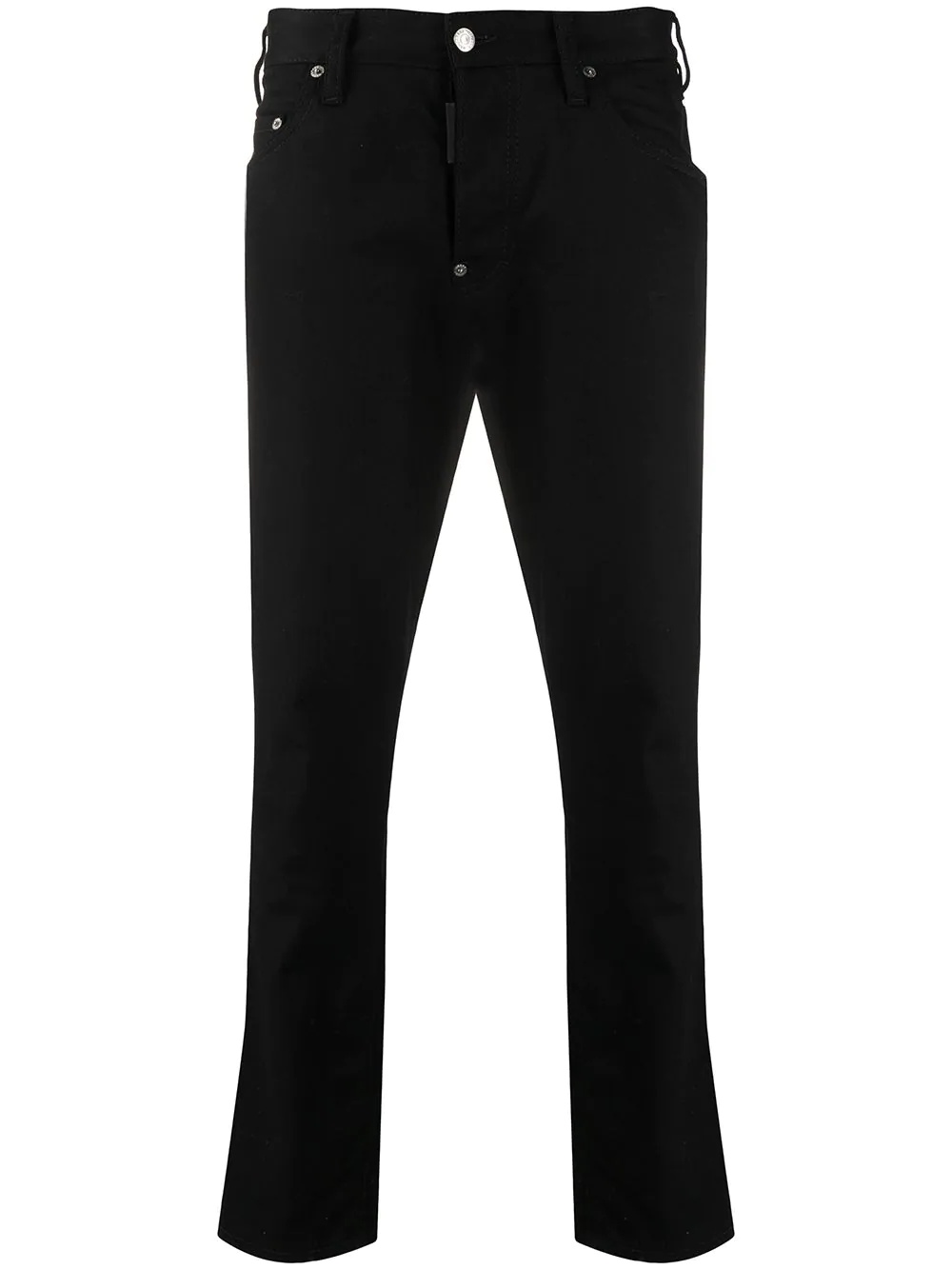 mid-rise slim-fit jeans - 1