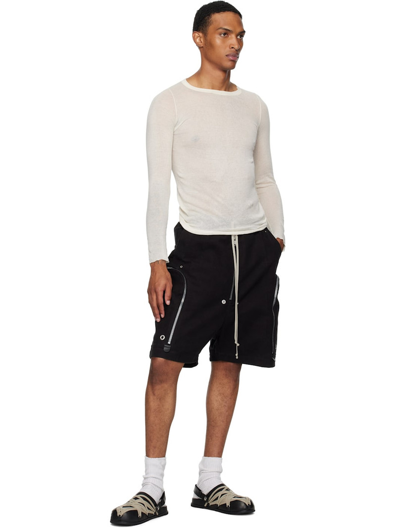 Rick Owens Black Concordians Megalace Granola Mules outlook