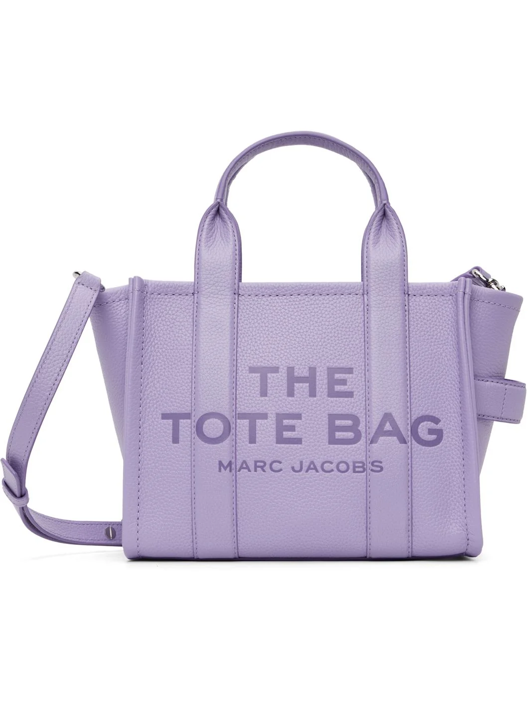 Purple 'The Leather Small' Tote - 1