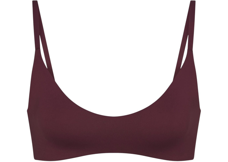 Nike x SKIMS Women's Matte Micro Scoop Bra Currant 1