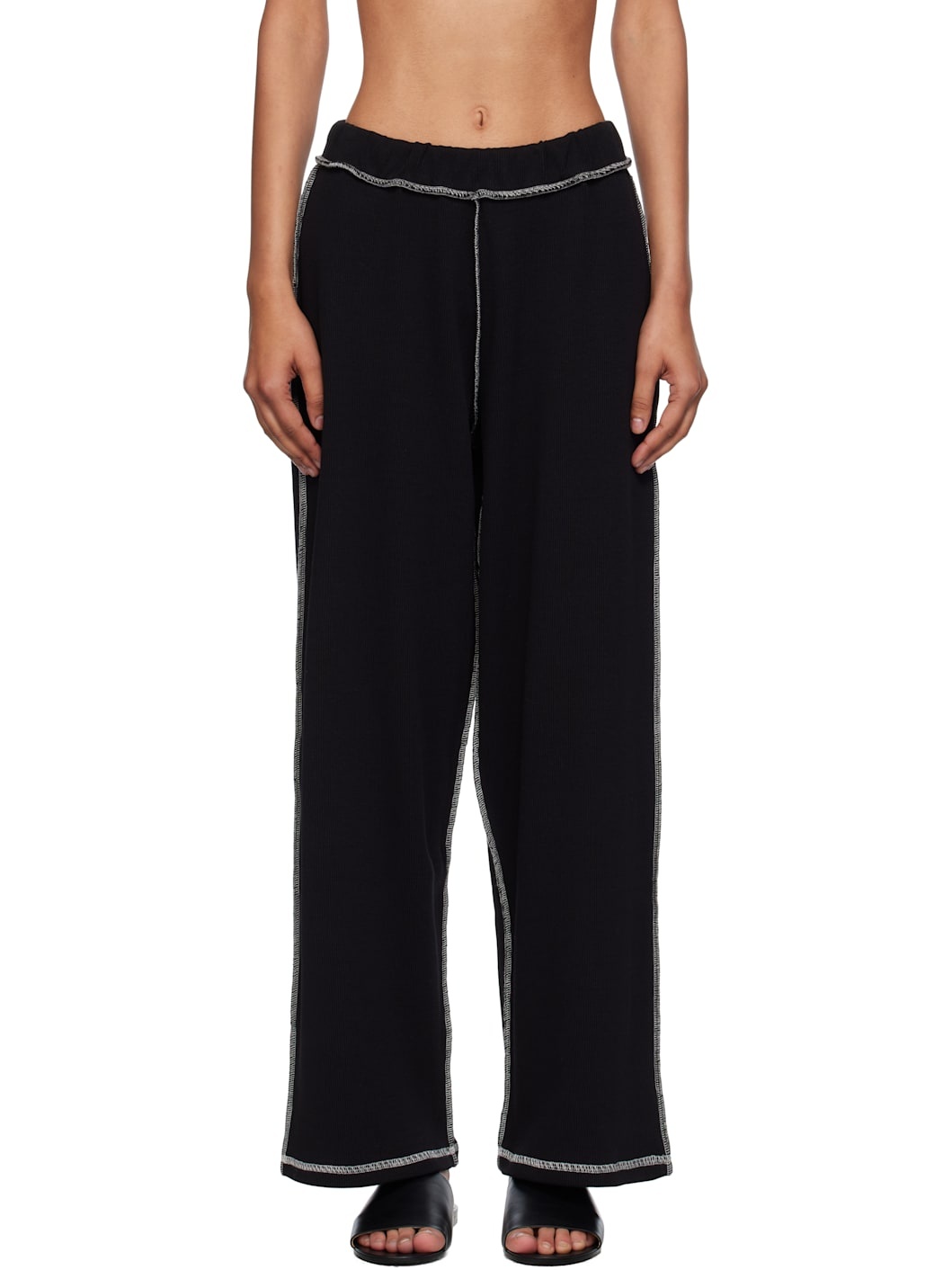 Black Camer Lounge Pants - 1