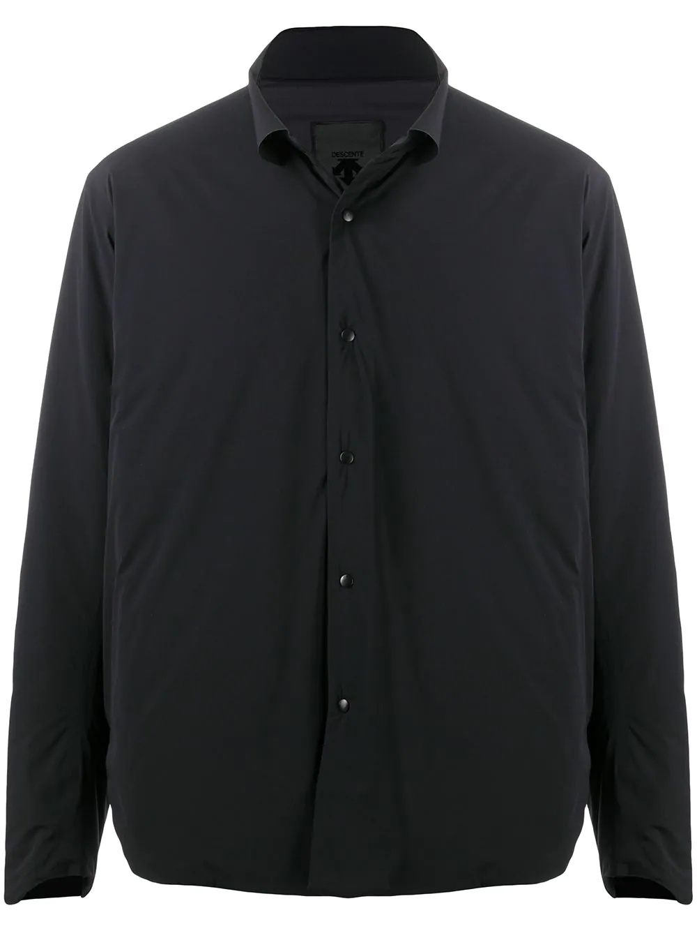 press-stud fastening shirt jacket - 1