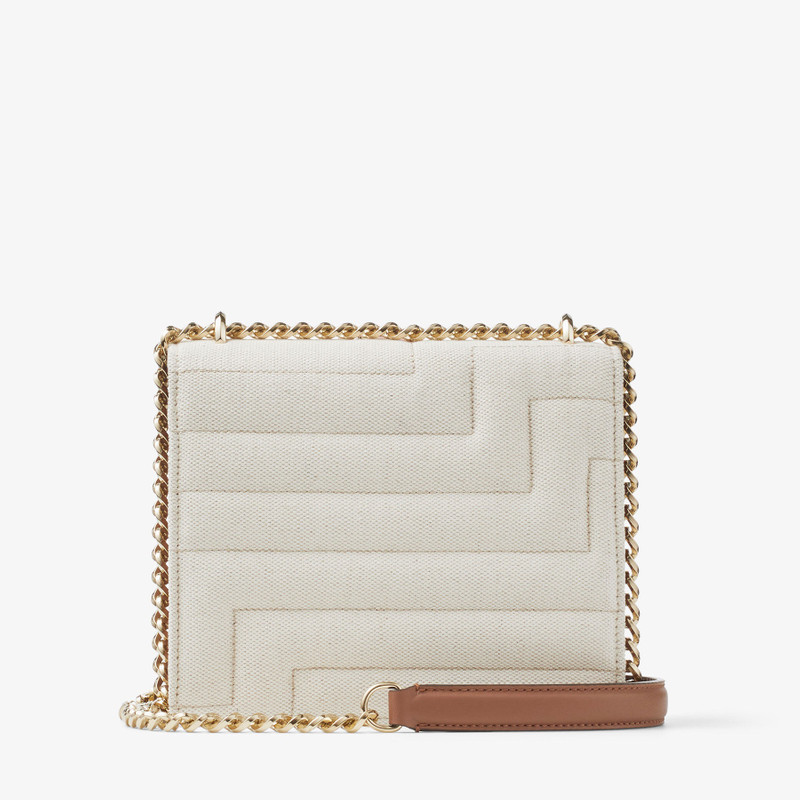 Avenue Quad
Natural Avenue Canvas Shoulder Bag with Appliqué 7