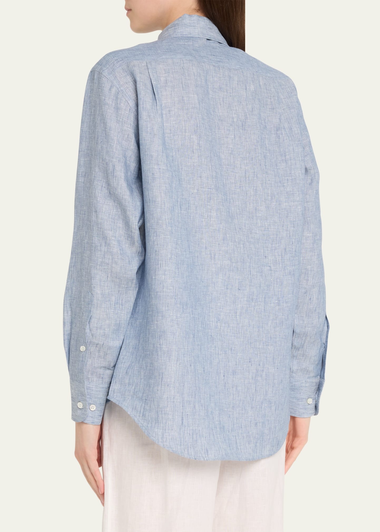 Andre Button Down Linen Solaire Shirt - 3