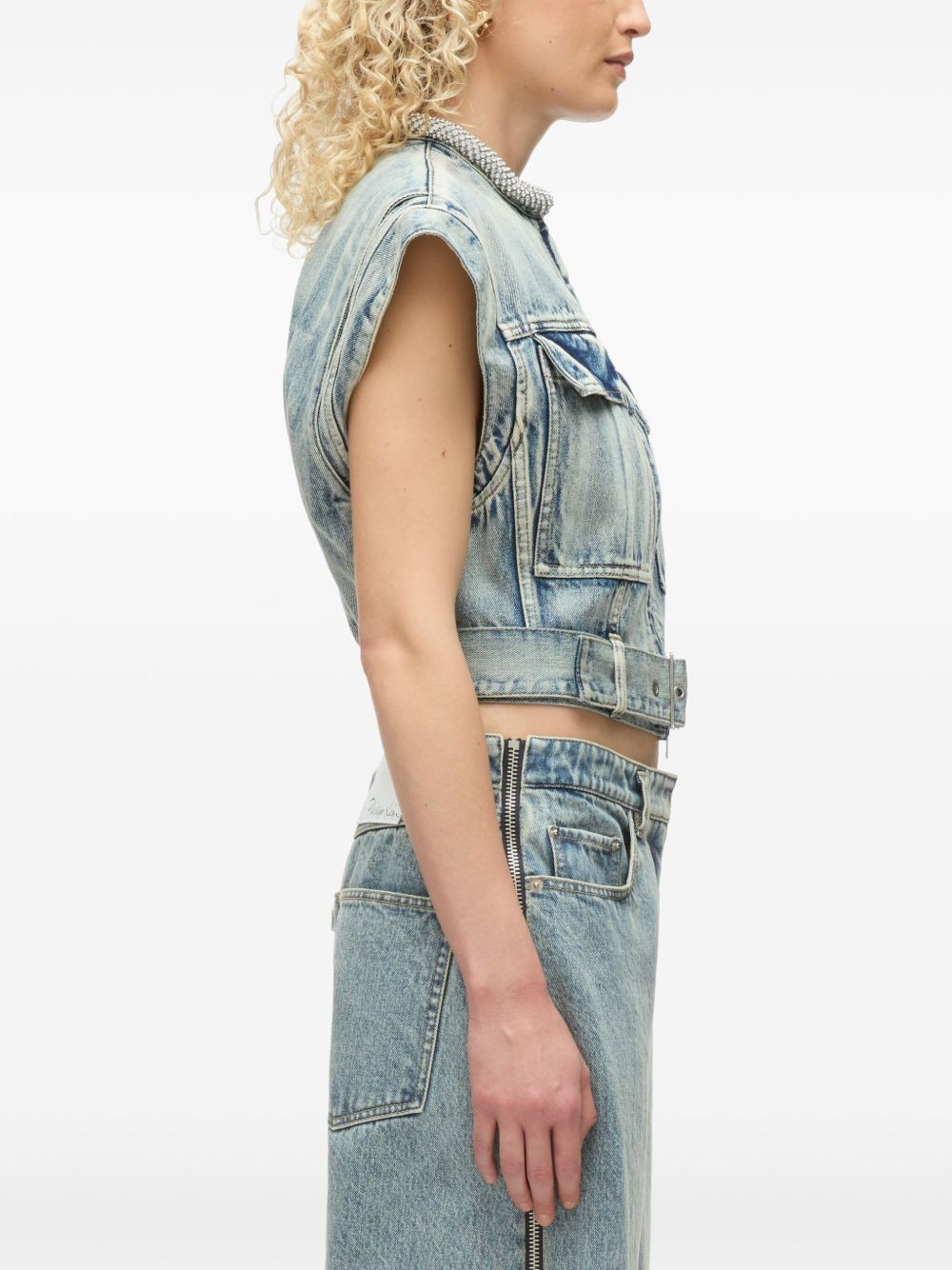 denim vest - 4