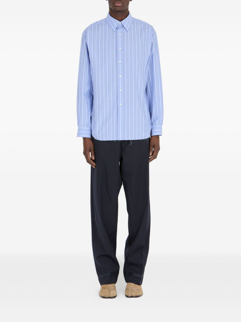 Maison Margiela striped long-sleeved shirt outlook