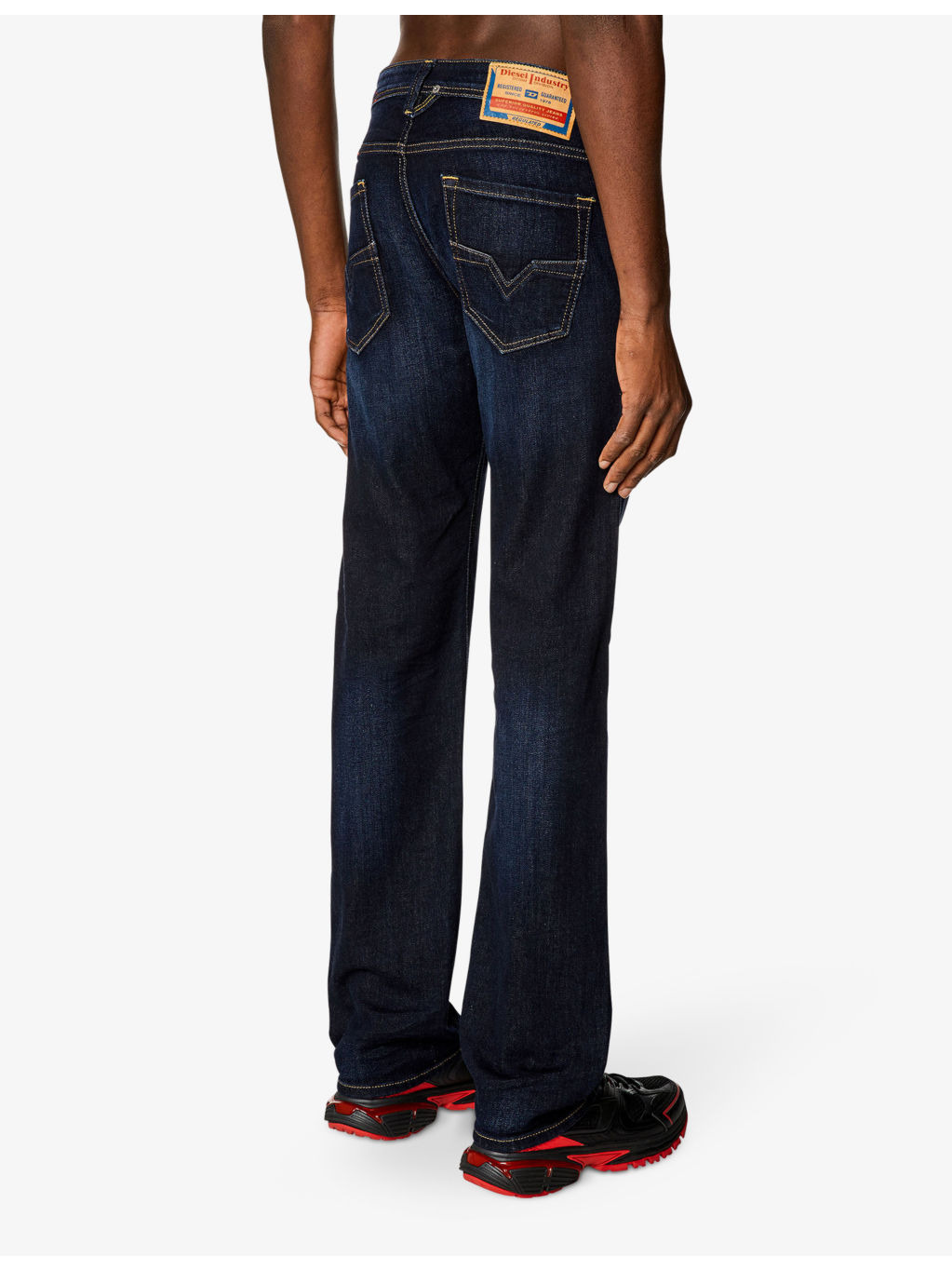 1985 Larkee faded-wash straight-leg stretch-denim jeans - 4