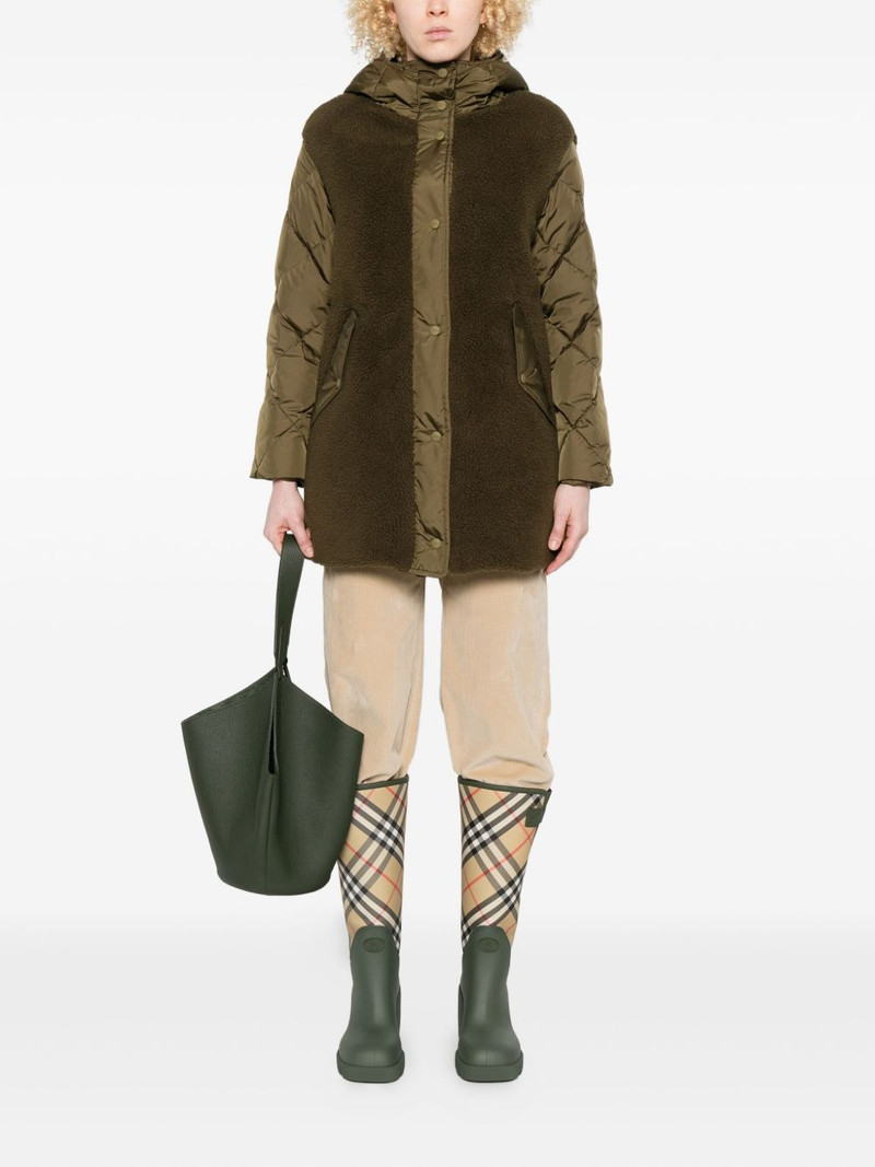 Herno quilted fleece jacket outlook