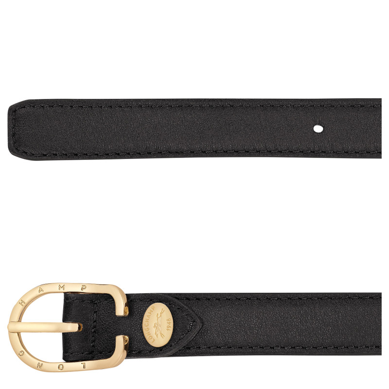 Longchamp Ladies' belt Black - Leather outlook