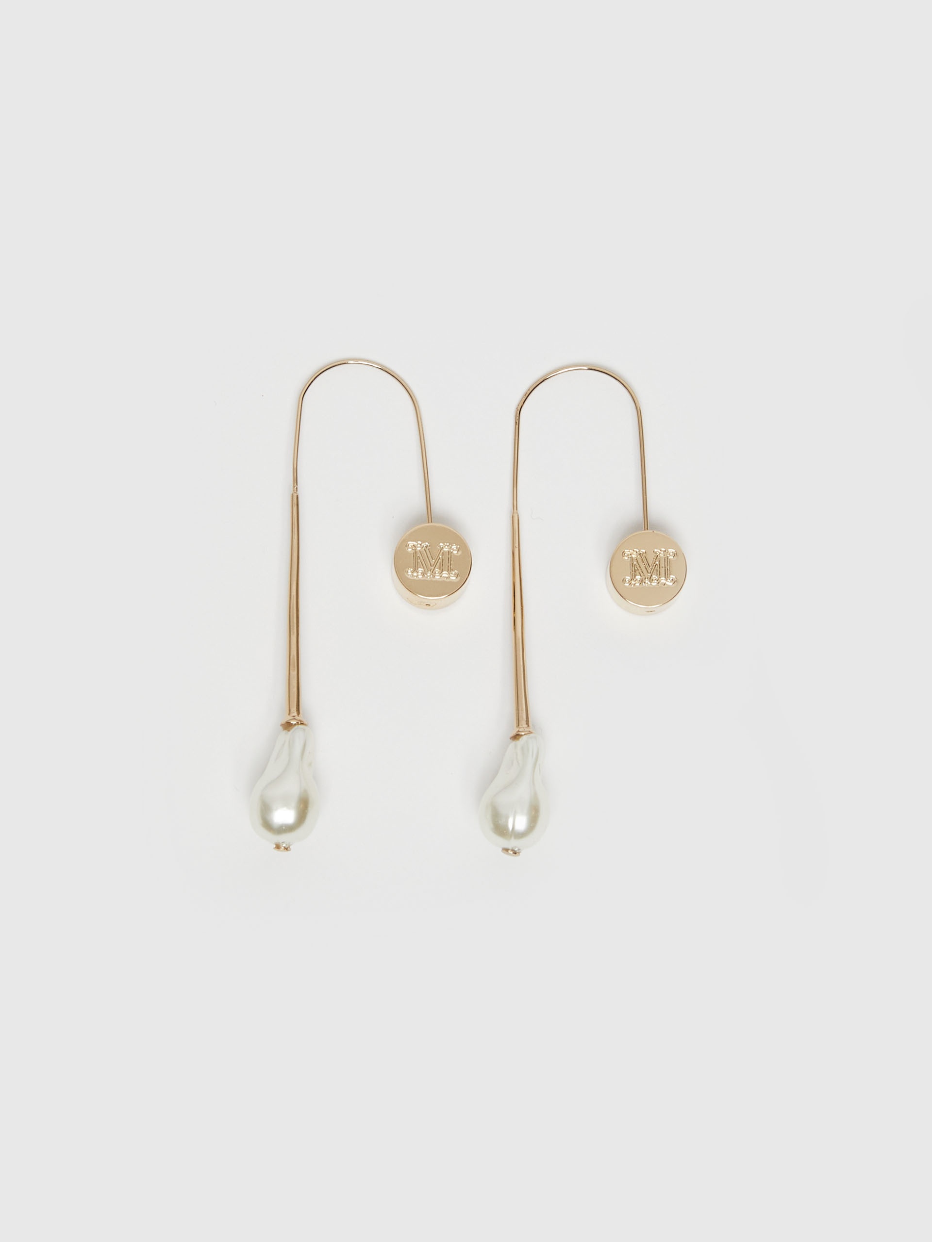 EARRY02 Earrings with baroque pearls - 1