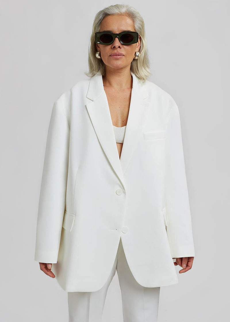 Bea Blazer - White 5