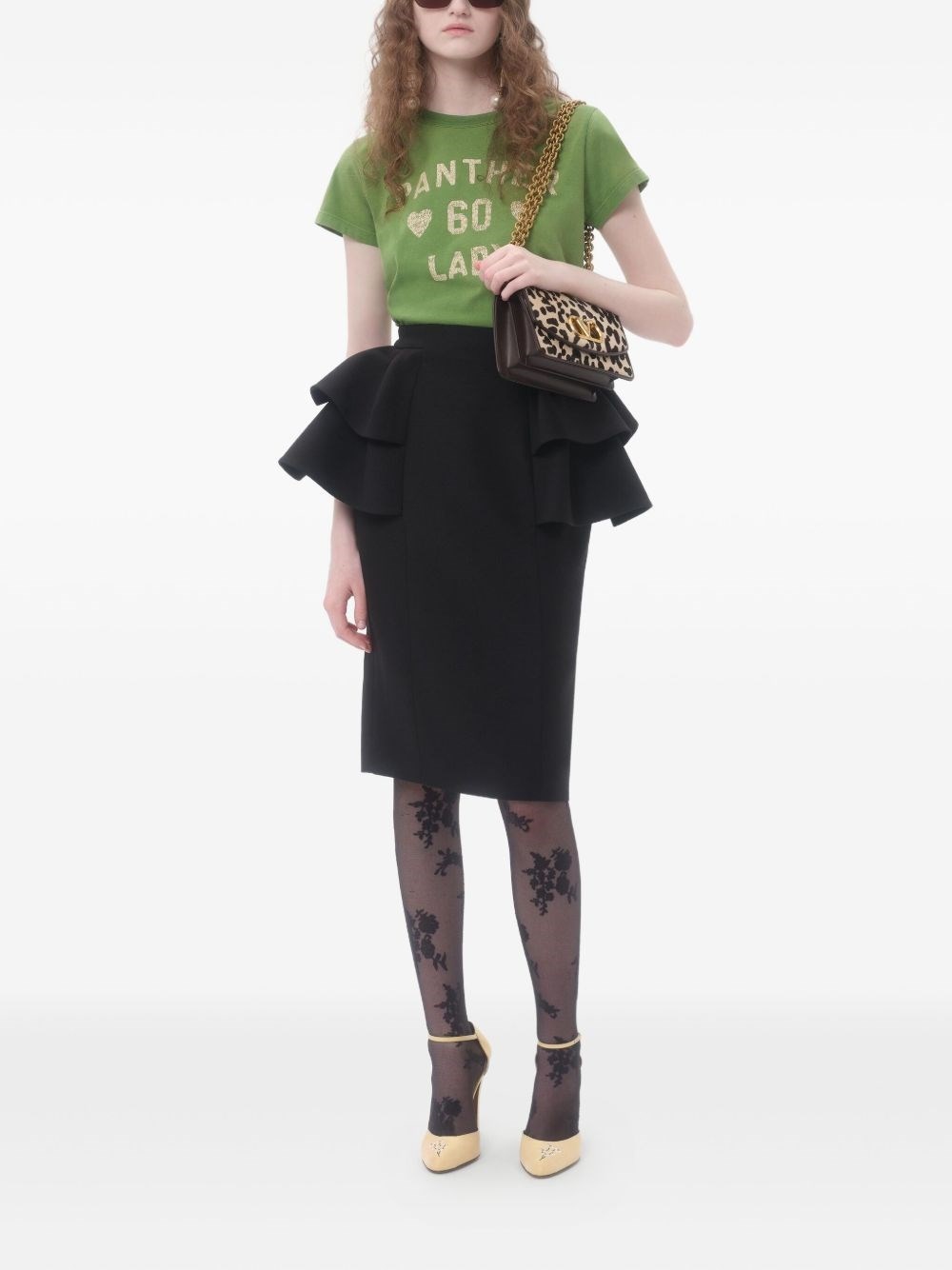Wool and silk midi skirt - 2