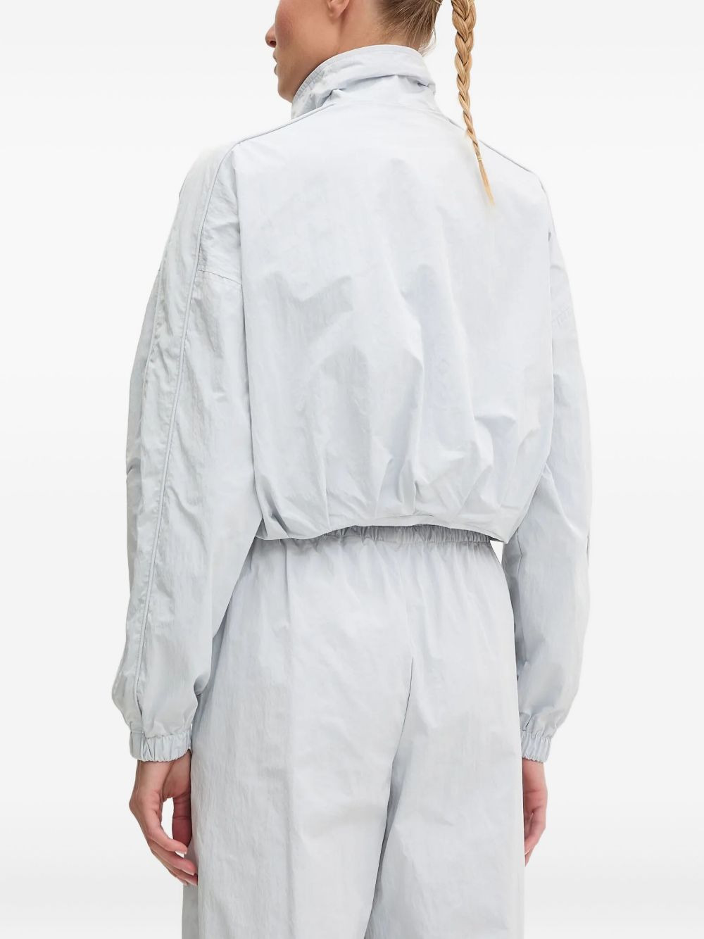 high-neck cropped jacket - 3