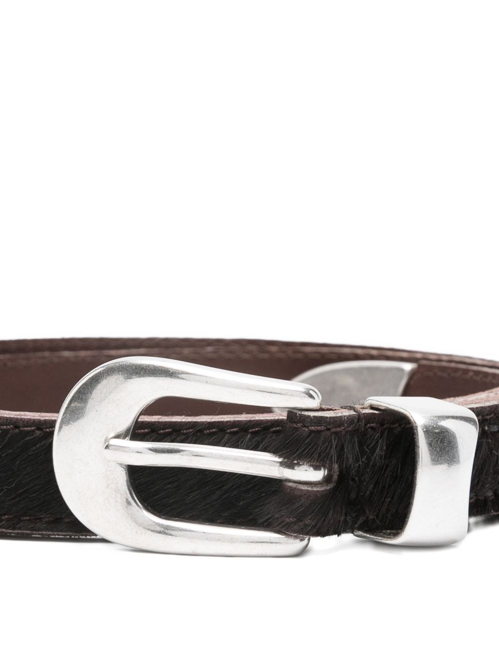 calf hair belt - 2