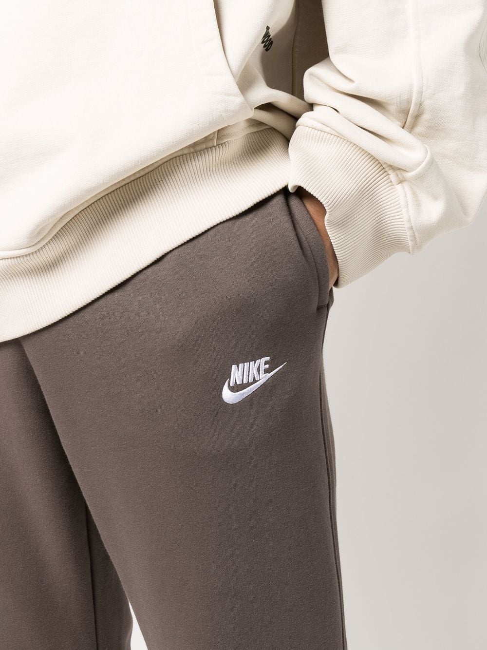 Swoosh logo detail track pants - 5