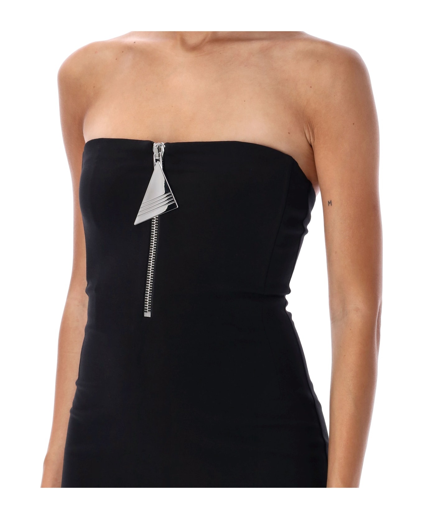 THE ATTICO Midi Dress Bustier Big Zip | italist | REVERSIBLE