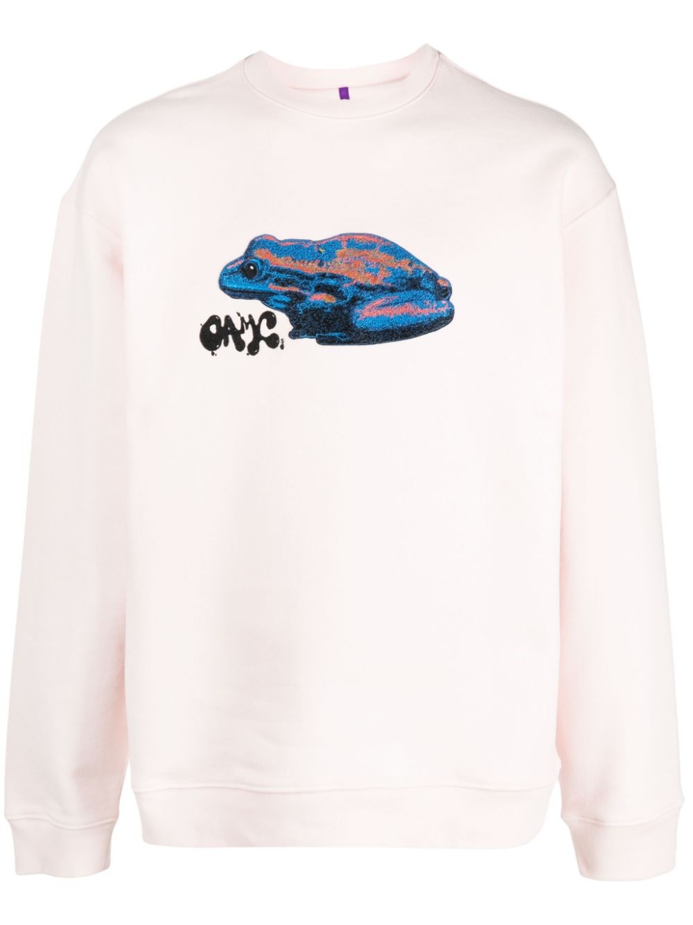 frog-print cotton jumper - 1