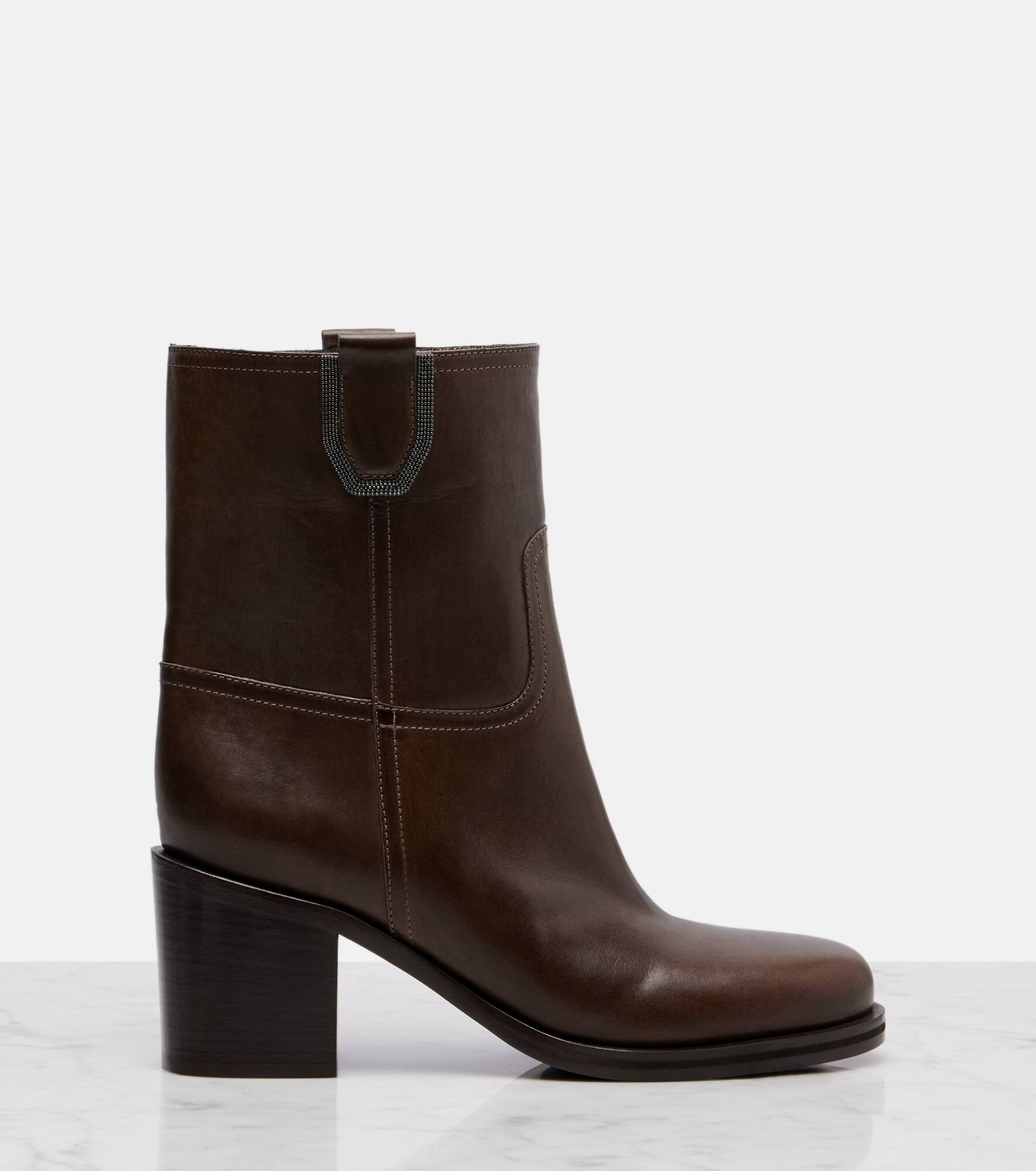 Leather ankle boots - 4