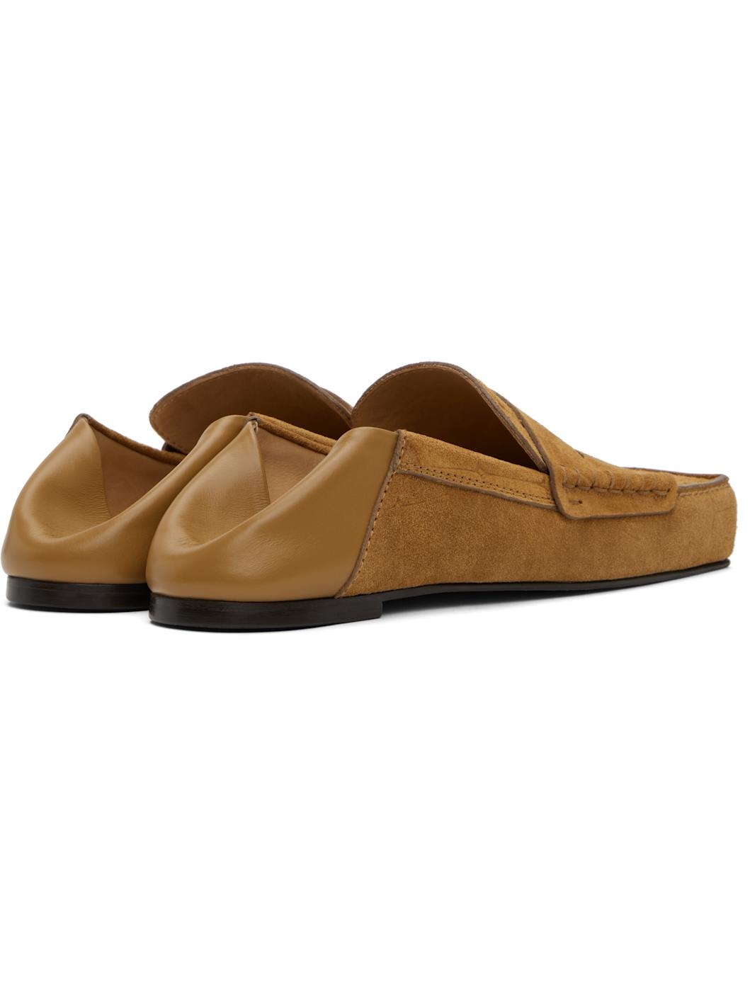Tan La Croisière 'The Carré' Loafers - 5