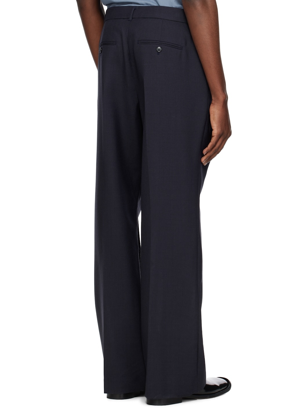 Navy Signature RC Flared Trousers - 3
