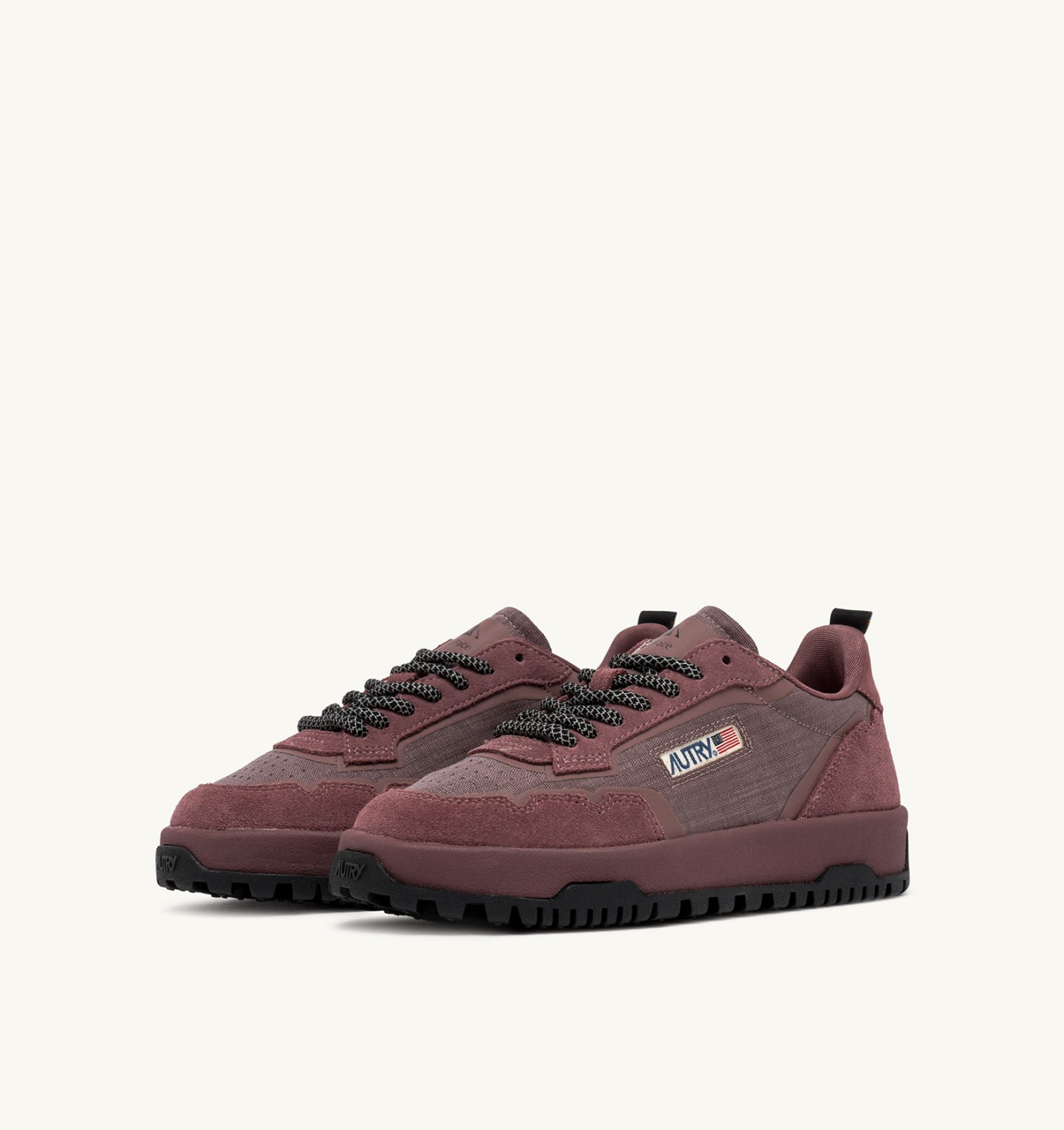 WILDPACE LOW SNEAKERS IN ROSET AND ROSE CORDURA AND SUEDE - 2