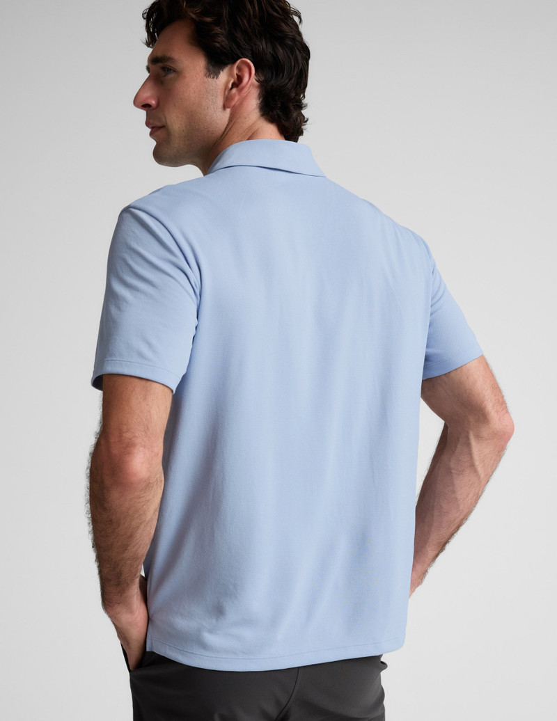 BEYOND YOGA All In Active Men's Polo outlook