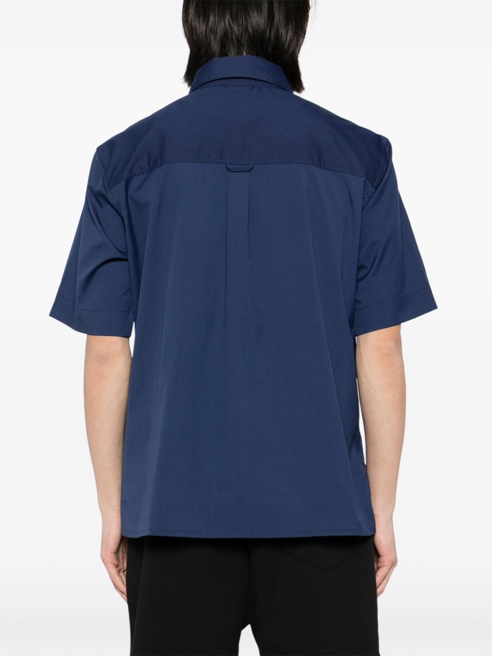 embroidered logo shirt - 4