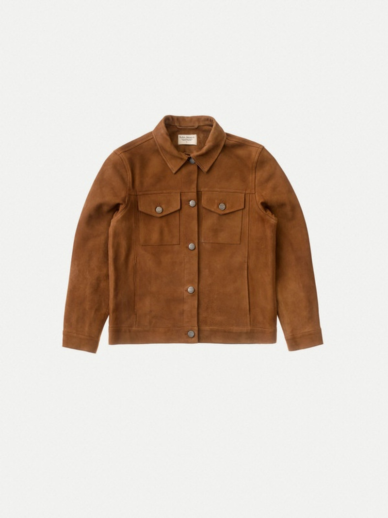 Bettina Nubuck Jacket Camel 1