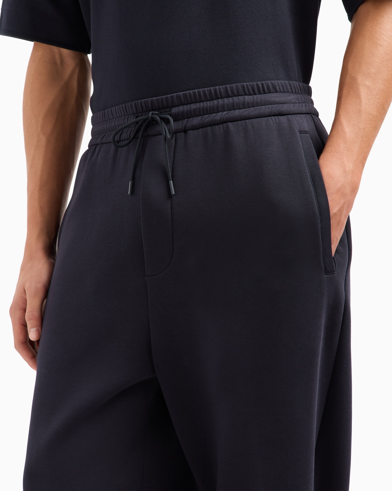DOUBLE JERSEY DRAWSTRING JOGGERS - 5