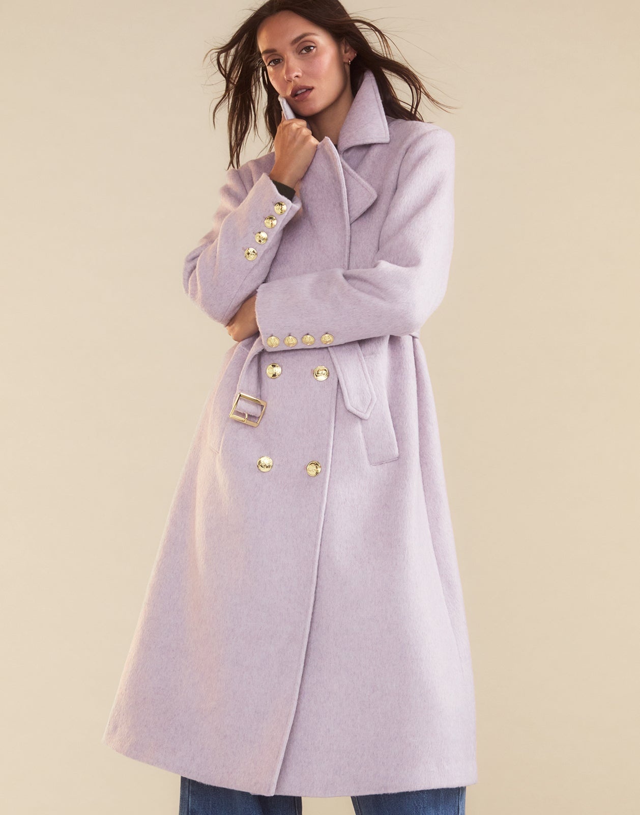 Noa Wool Cocoon Coat - 2