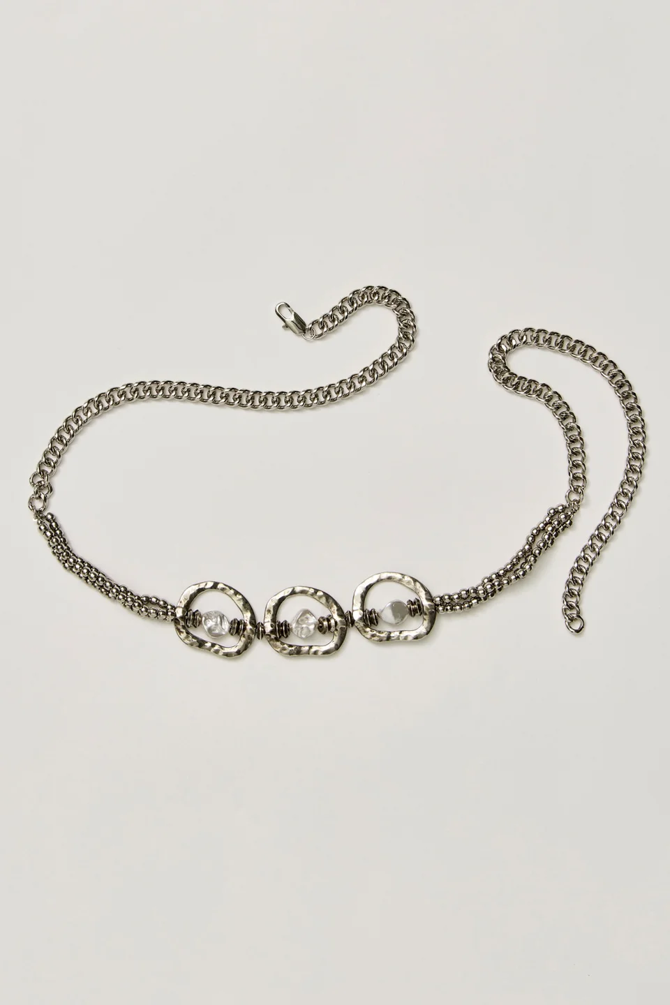 Imperfect Pearl Chain Belt - 1