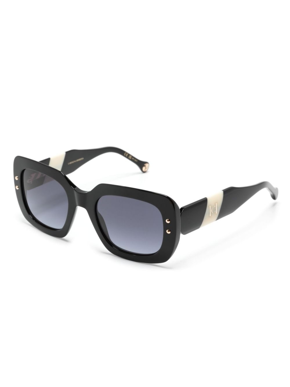 colour-block square-frame sunglasses - 2