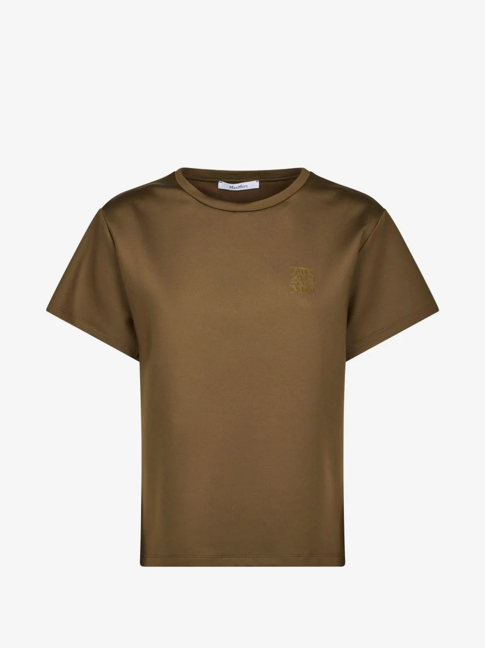logo-embroidered T-shirt - 1
