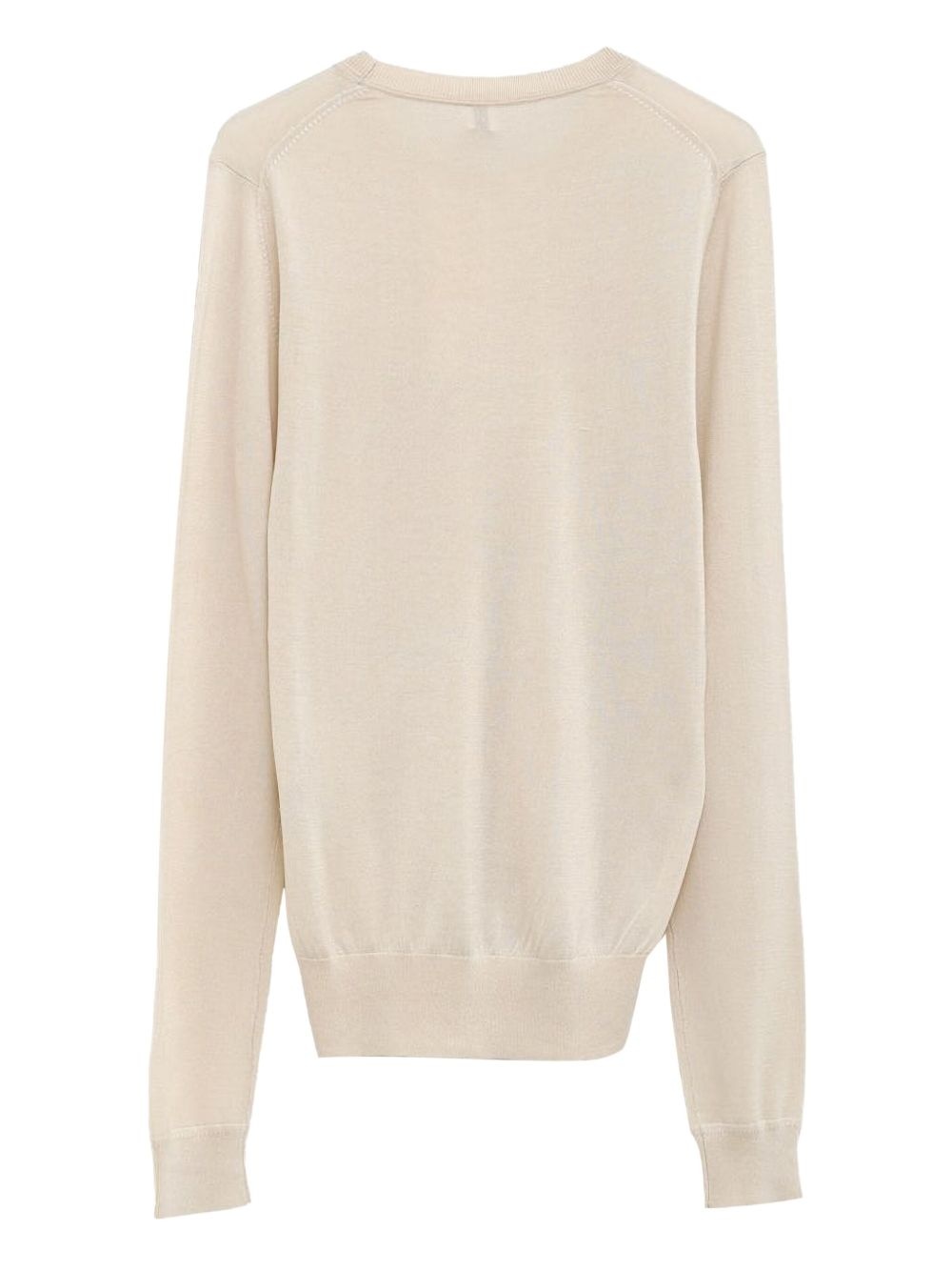 knitted crew-neck jumper - 2